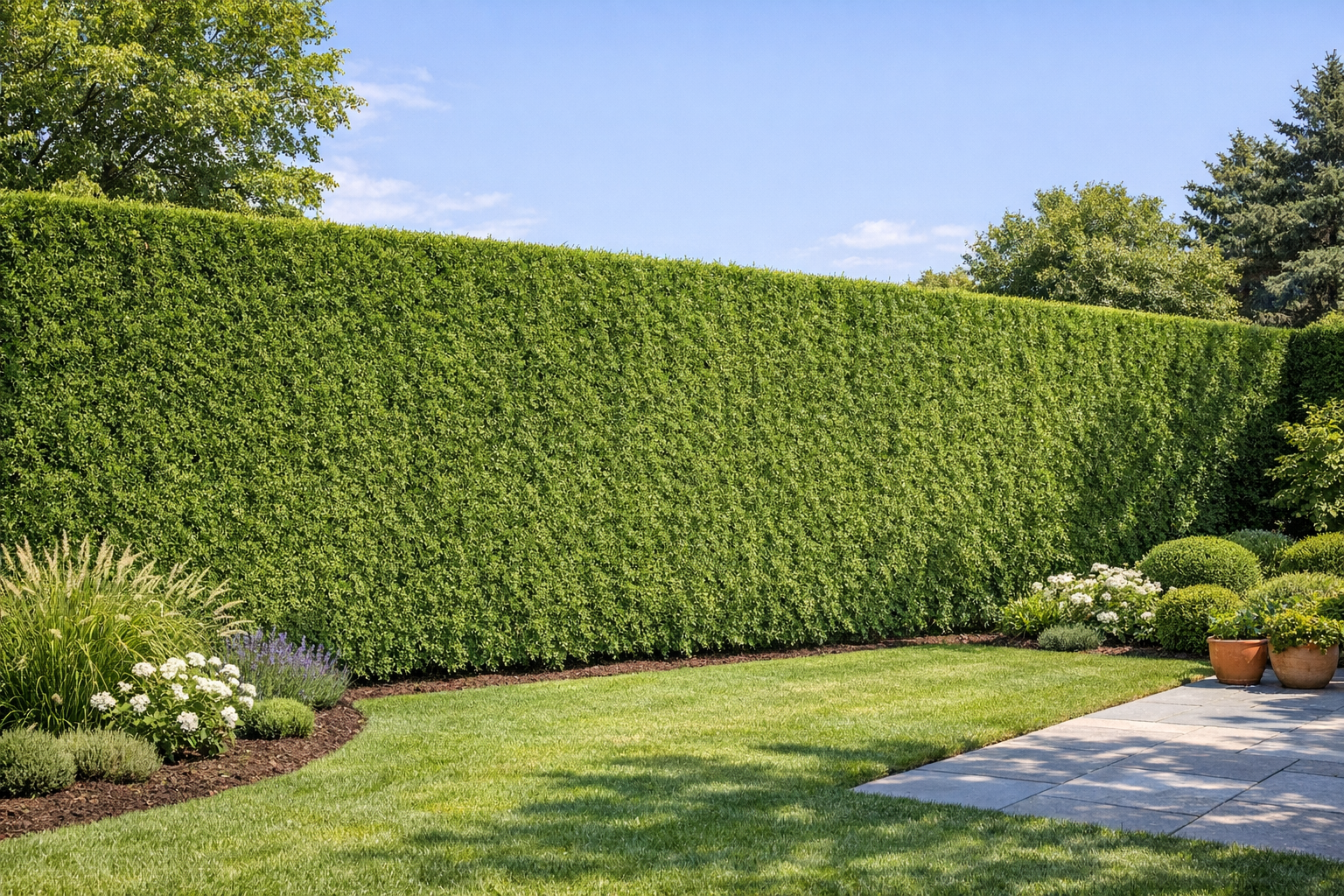 Hecke als Sichtschutz: Schnellwachsende und pflegeleichte Arten