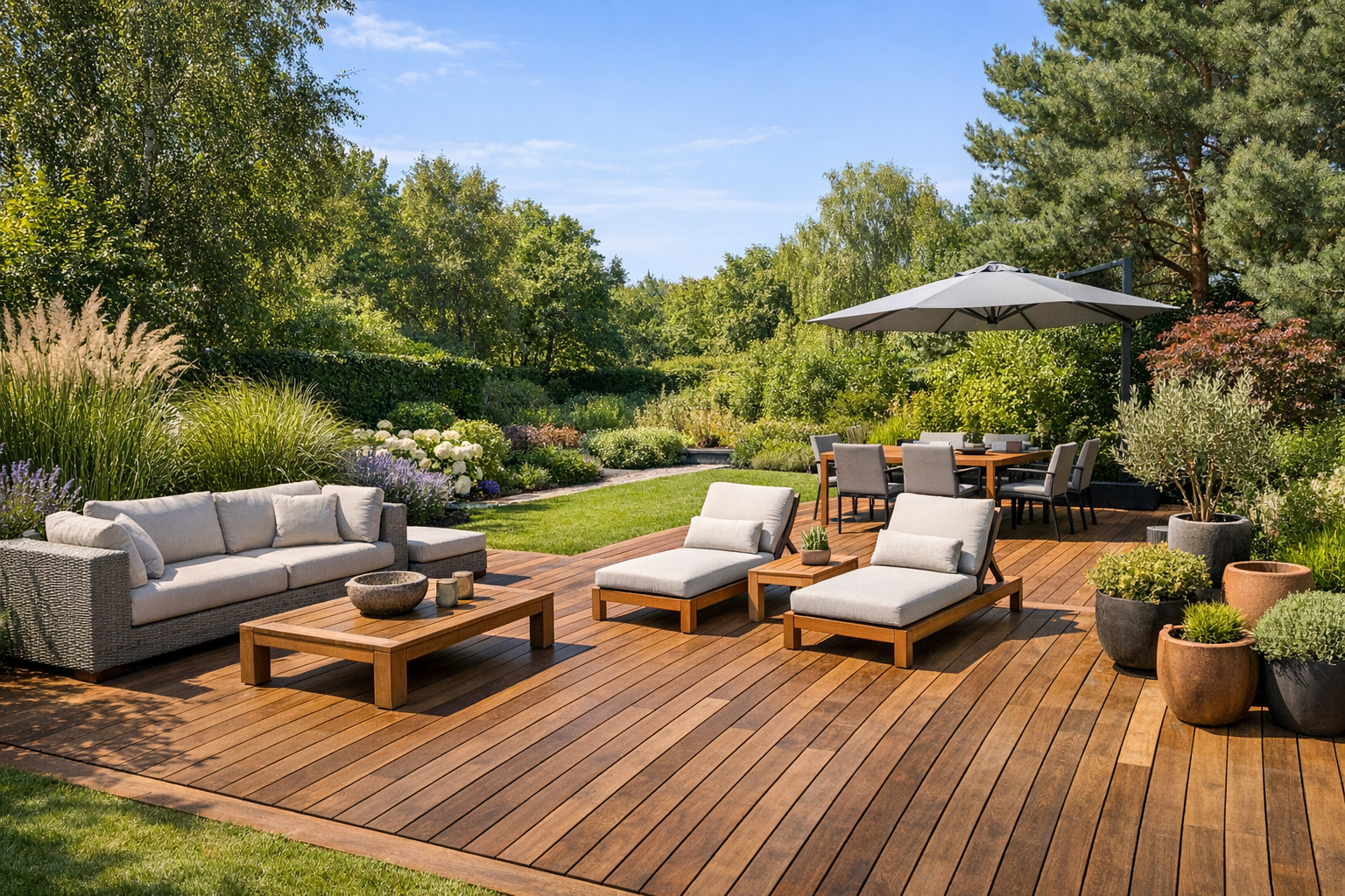 Terrasse anlegen: Planung, Untergrund & Kosten im Überblick